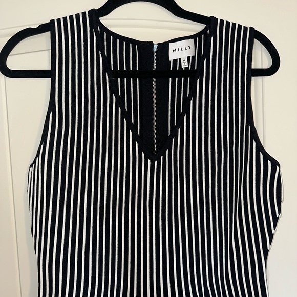 Milly Knit Fit and Flare Dress size M - Picture 4 of 9